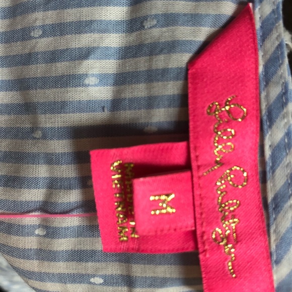 NWT Lilly Pulitzer Ruffled Dusk Top - Picture 4 of 5